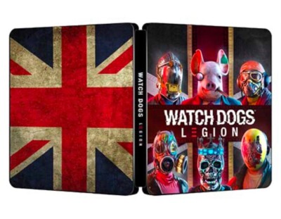 Watch Dogs: Legion Custom made G2 Steelbook Case For PS4/PS5/Xbox (No Game) New
