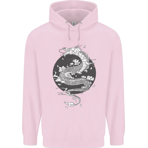 Japanese Fantasy Dragon Sun Background Childrens Kids Hoodie - Picture 39 of 88
