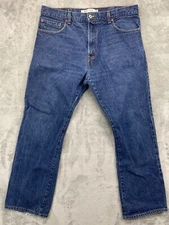 Levi's Men's 517 Bootcut Jeans 38x32 Blue Denim Medium Wash Zip Fly **READ**