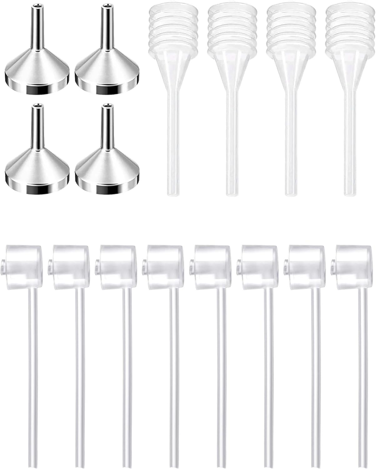 8-Piece Perfume Refill Pump Set for Small Bottles Dispenser Transfer Tool
