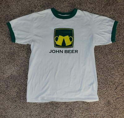 John Beer Mens Size Medium Tshirt Funny Brewery Excellent Used Condition