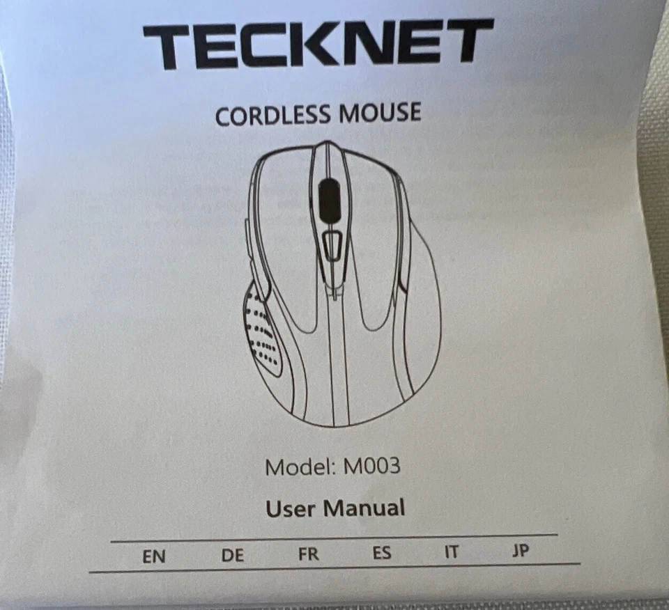 TECKNET CORDLESS OPTICAL WHEEL MOUSE M003 6-BUTTON - WITH RECEIVER Purple - Image 4 of 4