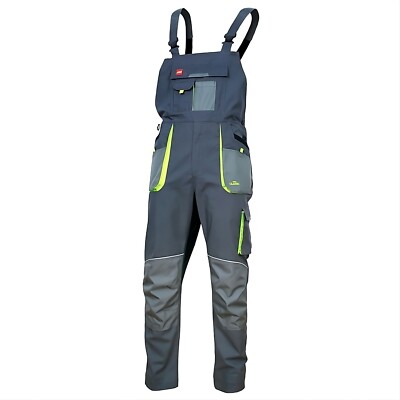 ART.MaSter Work Bib Brace Overall Slim Stretch Kniepolster Canvas Multi Size