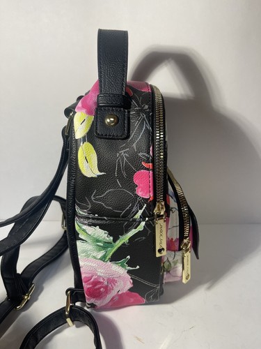 Betsey Johnson Cute Puppy Dog Floral Mini Backpack Purse Great Condition - Picture 7 of 12