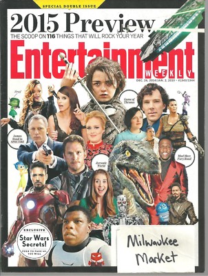 Entertainment Weekly December 26 2014 January 2 2015 Special Double Issue L@@K !