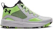 Size 11 - Under Armour Lockdown 5 Halo Grey Quirky Lime