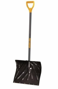 True-Temper-18-in-Poly-Snow-Shovel-36-in-Steel-Handle-Winter-Ice-Pusher-NEW-Tool