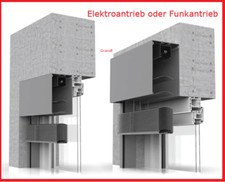 VORBAU-Raffstore C-80 BOX Elektro/Funk nach Maß Jalousie Außenjalousie Rollladen