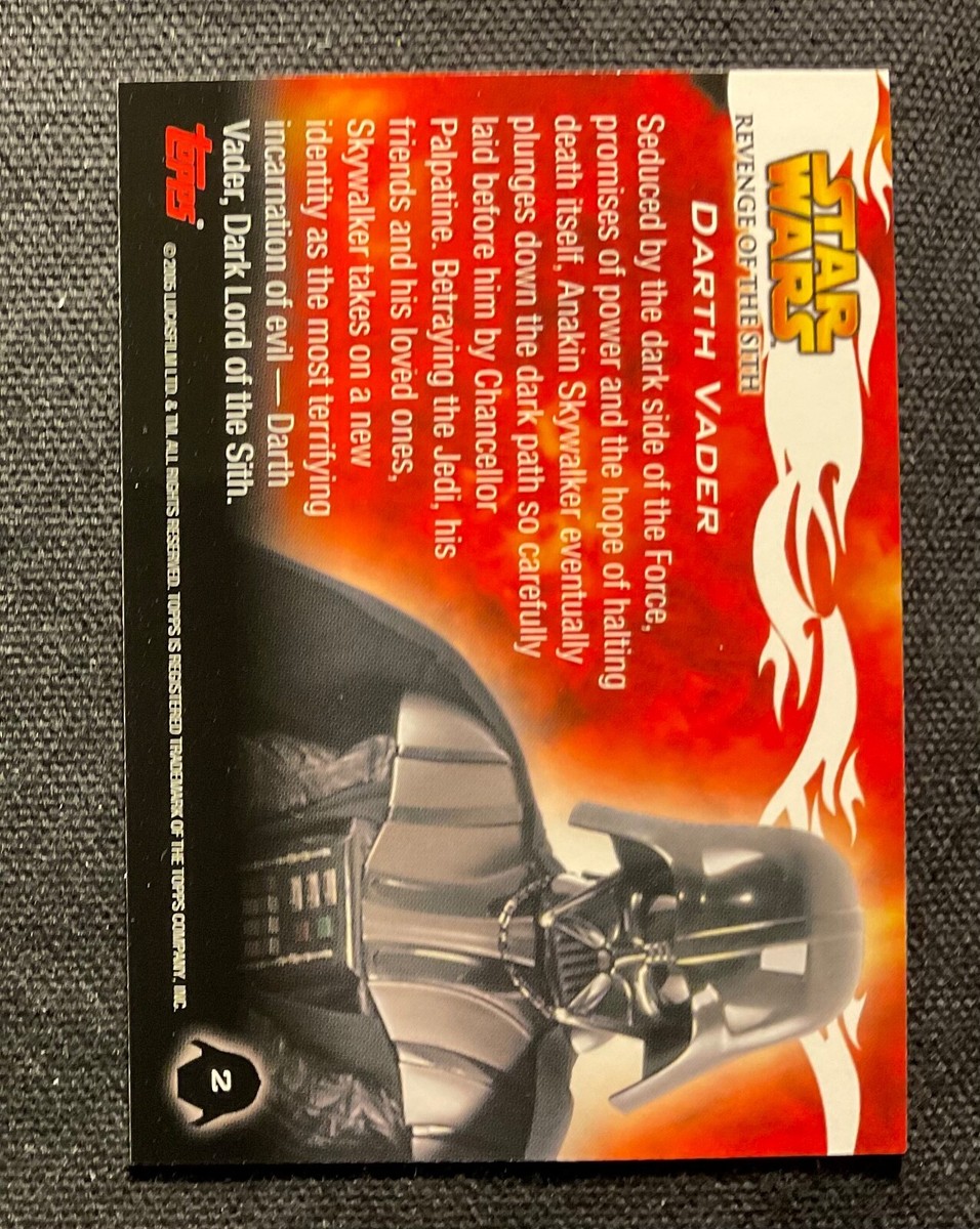 Star Wars Episode III Revenge of the Sith 2005 Trading Cards, Foil