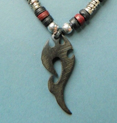 Necklace Celtic Maori Tribal Surfer Surf Mens Boys Jewellery Viking Bead Pendant - Picture 9 of 28