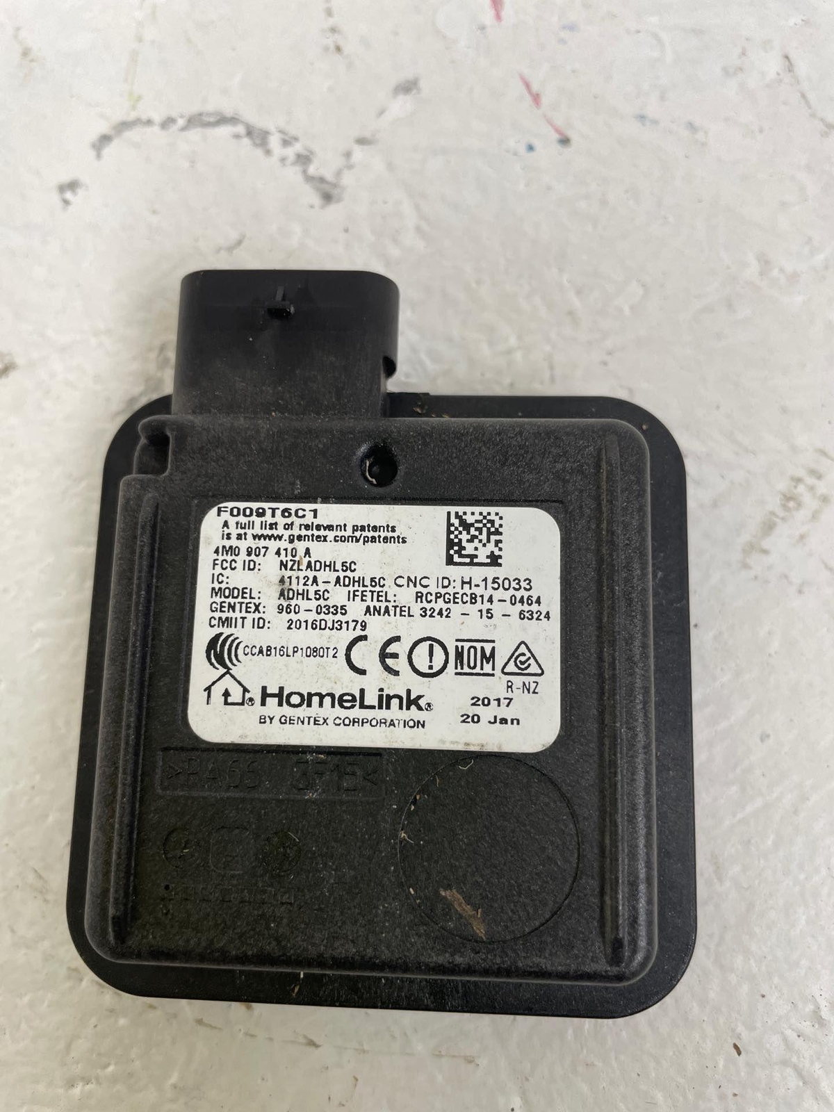 2016-2020 BENTLEY BENTAYGA GARAGE DOOR OPENER CONTROL MODULE UNIT 4M0907410A