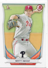 2014 Bowman #DP45 Matt Imhof Philadelphia Phillies + (Yes 3 Free Mystery Cards)