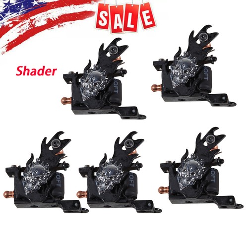 5pcs Tattoo Coils Machine 10 Wrap for Tattooing Shader Lightweight 402-D Black - Picture 6 of 12