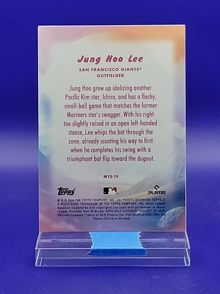 Jung Hoo Lee 2024 Topps Update Series Mystical RC SP 🔥 Giants - Image 2 of 2