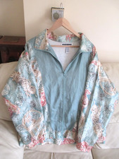 Vintage 80s/90s Jennifer Moore Multicolour Oversized Festival Bomber Jacket - L