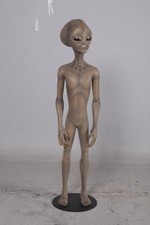 Gray Alien Life Size Resin Statue Prop Decor Outer Space Theme Display Area 51