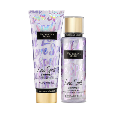 Victoria's Secret Love Spell Shimmer Fragrance Lotion + Mist
