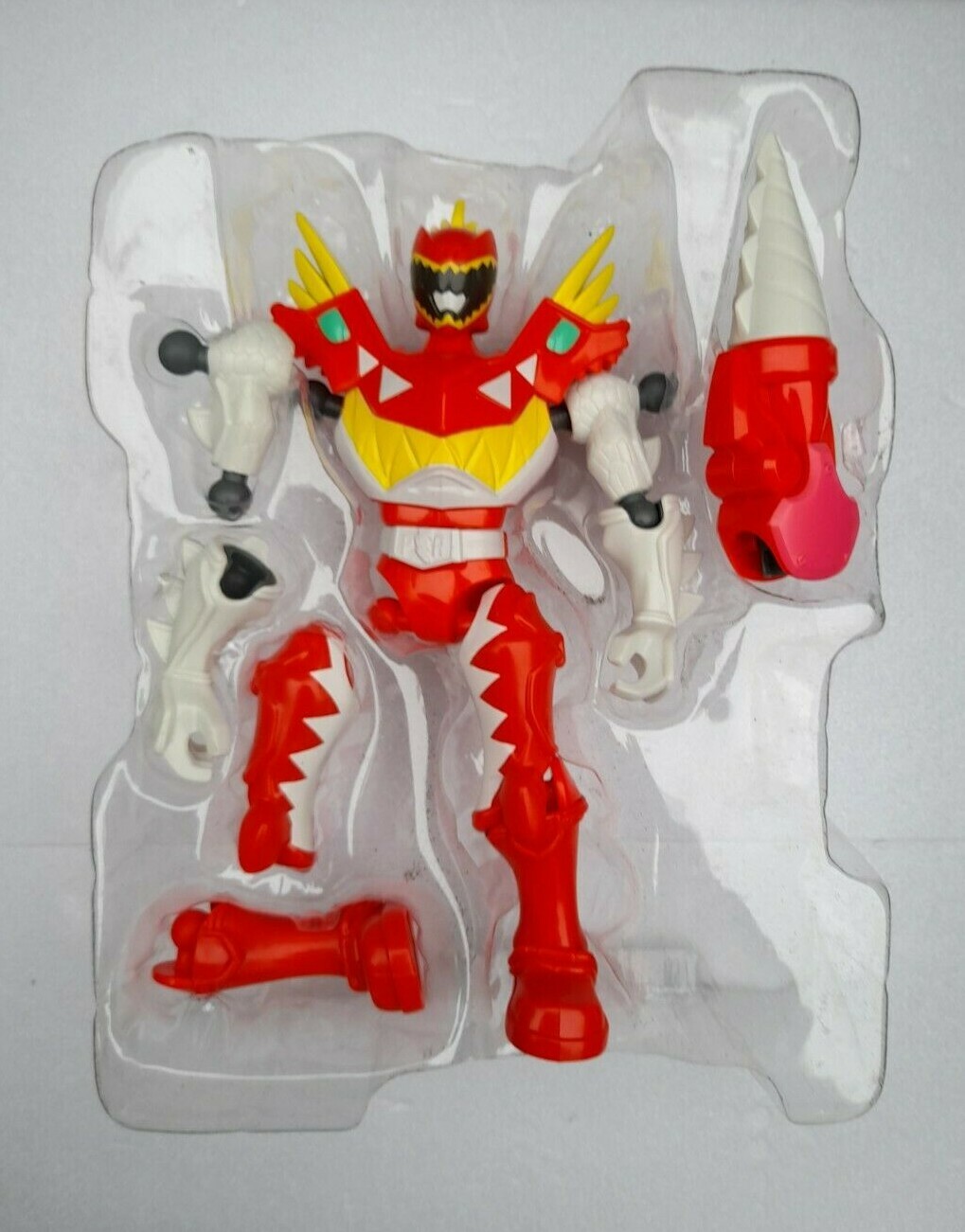 POWER RANGERS MIXX N MORPH T-REX RED RANGER ACTION FIGURE BRAND NEW NO BOX
