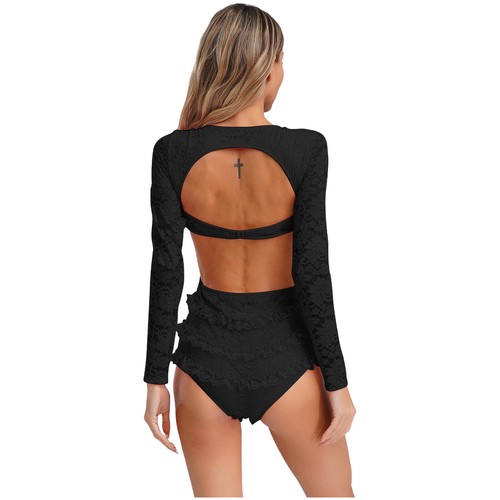 Mujeres Body Espalda Sin Espalda Mamelucos Escote Mono Ropa Interior Sumergida Sexy - Imagen 31 de 55