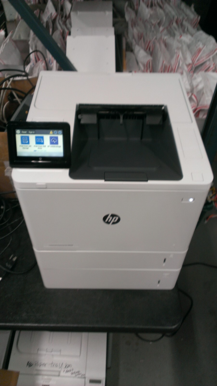 HP LaserJet Enterprise M608 Laser Printer w/ additional trays (Only