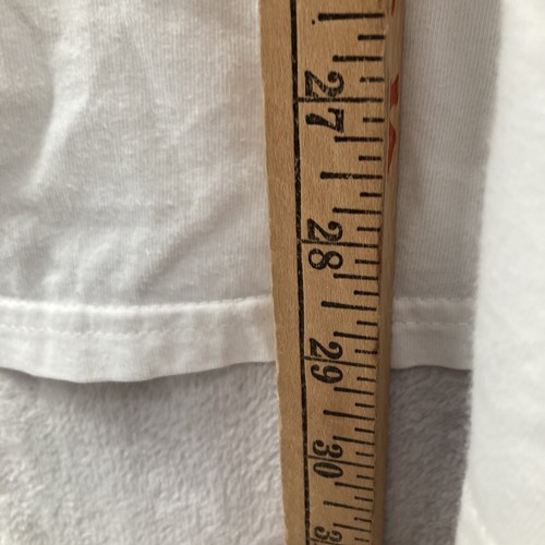 Vintage Y2K Francois Girbaud White Long Sleeve T Shirt XXL Multi Spellout Logo - Picture 9 of 14