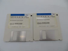 3.5" Floppy Disk SIDEKICK Plus The Professional Desktop Manager Borland *