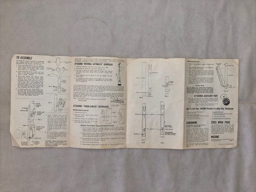 Regina floor polisher instructions manual vintage - Picture 3 of 3
