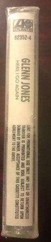 GLENN JONES Here I Go Again/ Cassette /sealed promo copy. - Picture 3 of 3