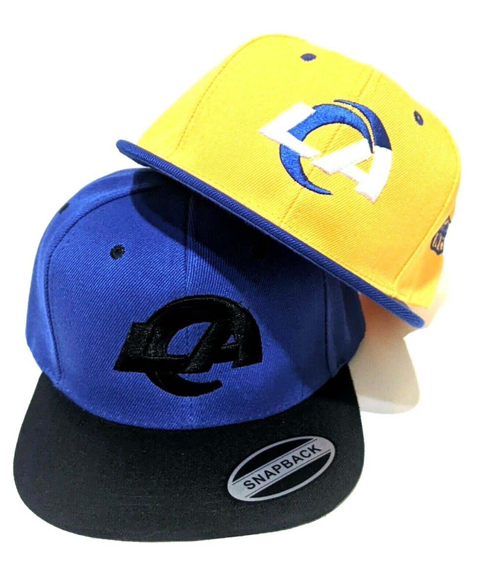 Los Angeles Rams Snap Back Cap Hat Embroidered Adjustable Flat