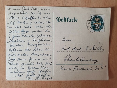 Heimat Beleg 6x DR von und nach Templin Familie Pastor Müller - Picture 6 of 8