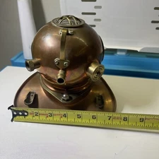 Vintage Brass Diving Helmet clock Maritime Gift