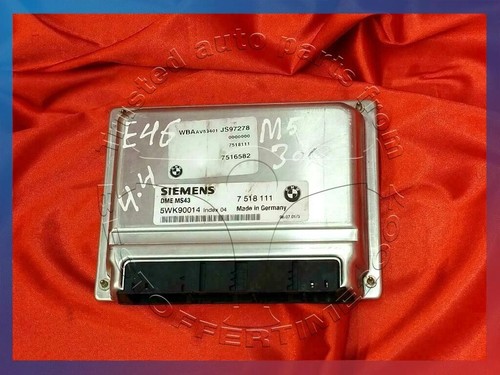 BMW 3 5 X5 series E46 E39 E53 2.5i 3.0i M54 ENGINE ECU DME MS43 EGS EWS3 KEY SET - Picture 3 of 12