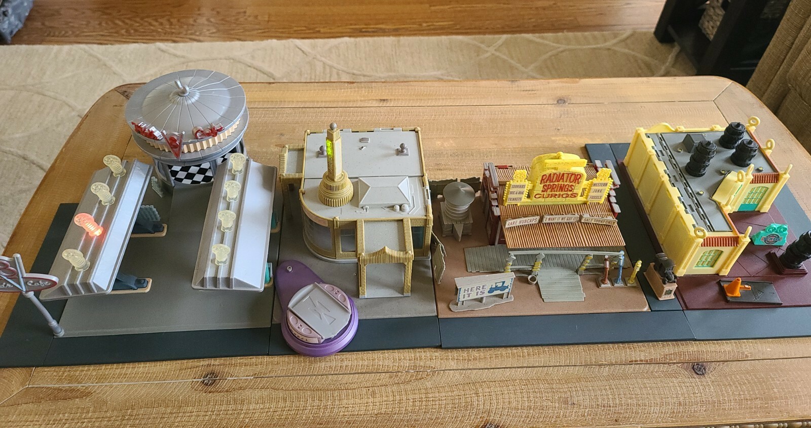 Disney Pixar CARS PLAYSET LOT RADIATOR SPRINGS TOWN SET RARE TOYS Mattel | eBay