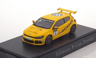 VW VOLKSWAGEN SCIROCCO III R-CUP #6 DUNLOP 2012 SPARK 1K8099300LAAX 1/43 YELLOW