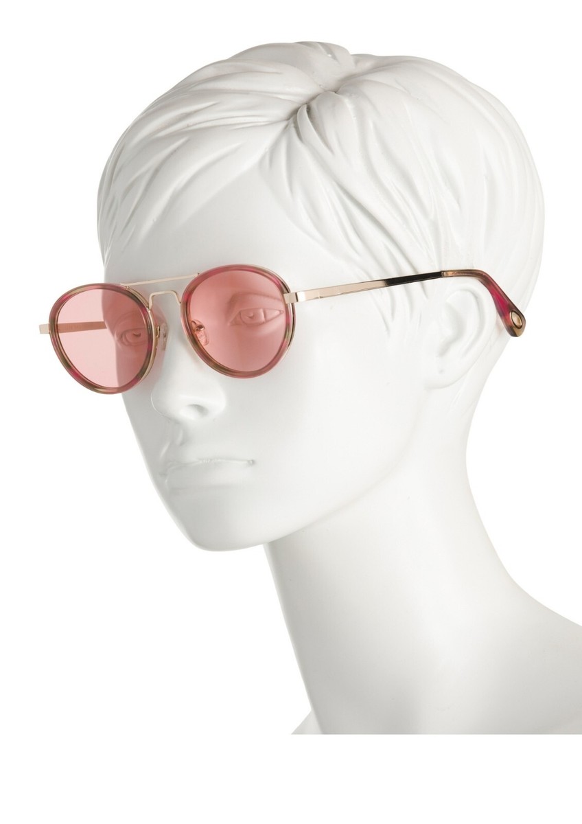 NWT LELE SADOUGHI Downtown Aviator Pink Sunglasses | eBay