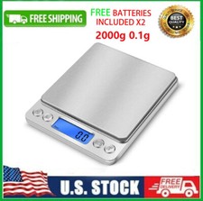 Digital Scale 2000g x 0.1g Jewelry Gold Silver Coin Gram Pocket Size Herb Grain