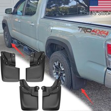 For 2016-2023 Toyota Tacoma Wfender Flare 4pcs Splash Guard Mud Flaps Fender