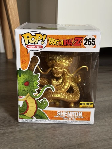 Dragonball Z Gold Shenron 6" Funko POP #265 Hot Topic Exclusive