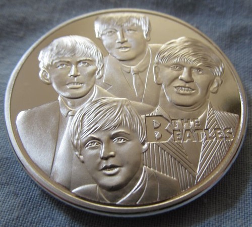 Beatles Silver Coin Pop Music Rock n Roll Group Band Songs Cavern Club Yesterday - Imagen 12 de 24