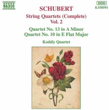 Complete String Quartets 2 SCHUBERT audioCD Used - Like New