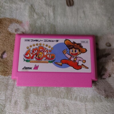 JUMPIN KID Famicom FC NES ASM-J9 1990 NTSC-J Nintendo Asmik Tested working USED