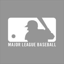 MLB Logo 1 Color Vinyl Decal Sticker Car Window Wall