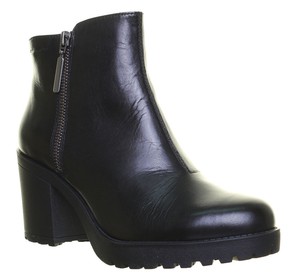 vagabond grace chunky leather ankle boot