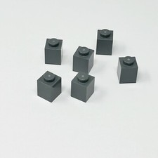 3005 LEGO Parts Brick 1x1 DARK BLUISH GRAY 6 