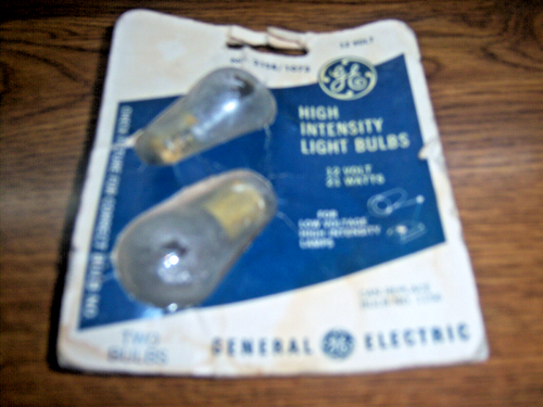 GE Hi High Intensity 12V 21w Lamp Light Bulb Bayonet Base 1073 / 2158