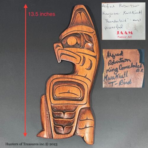 VTG Northwest Coast Art Kwakiutl Plaque Wall Hanging Canada By Alfred Robertson - Picture 1 of 11