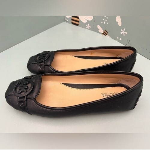 MK Michael Kors Fulton ballerine in pelle da donna taglia 7M scarpe da ballo slip on * - Foto 6 di 14