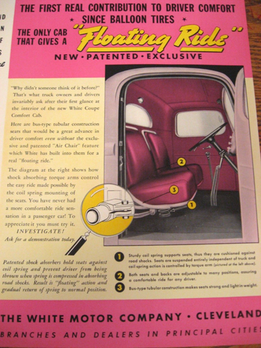 1939 Original White Motor Company Model 714 Truck Orphan Brochure, Chicago - Picture 3 of 4