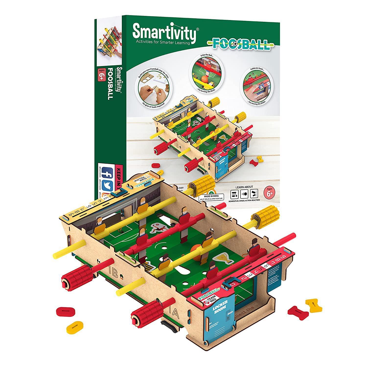 Smartivity Foosball Build Your Own Multiplayer STEM Board Construction Game