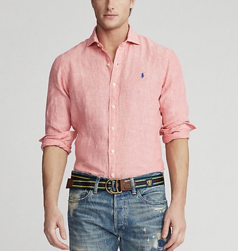 Camicia Ralph Lauren Uomo Slim Fit Colletto Button-down Logo Ricamato -  CommercioVirtuoso.it